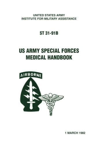 Book cover for US Army Special Forces Medical Handbook by Pentagon U.S. Military