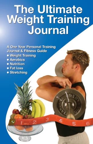 Book cover for The Ultimate Weight Training Journal: A One Year Personal Training Journal & Fitness Guide by Jespersen, Michael