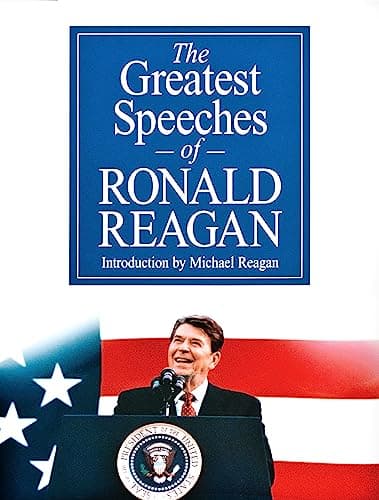 Book cover for The Greatest Speeches of Ronald Reagan by Reagan, Ronald