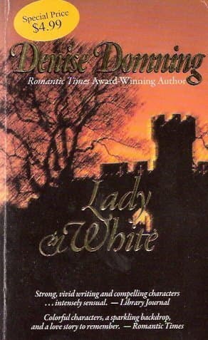 Book cover for Lady in White by Domning, Denise