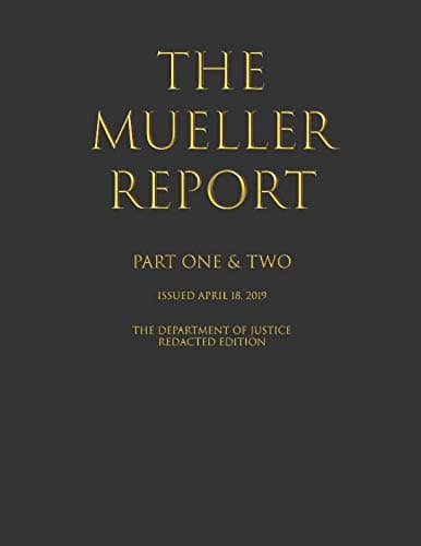 Book cover for The Mueller Report: Part I and II by Justice, Department of