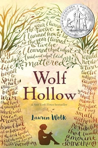Book cover for Wolf Hollow by Wolk, Lauren