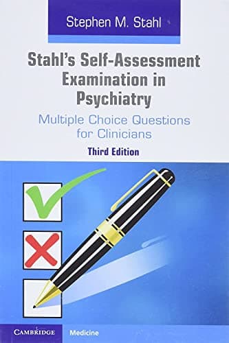 Book cover for Stahl's Self-Assessment Examination in Psychiatry: Multiple Choice Questions for Clinicians by Stahl, Stephen M.