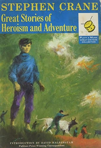 Book cover for Great stories of heroism and adventure by Crane, Stephen