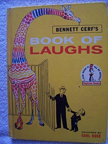 Book cover for Bennett Cerf's Book of Laughs by Bennett Cerf. Drawings by Carl Rose