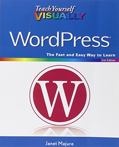Book cover for Teach Yourself VISUALLY WordPress by Majure, Janet