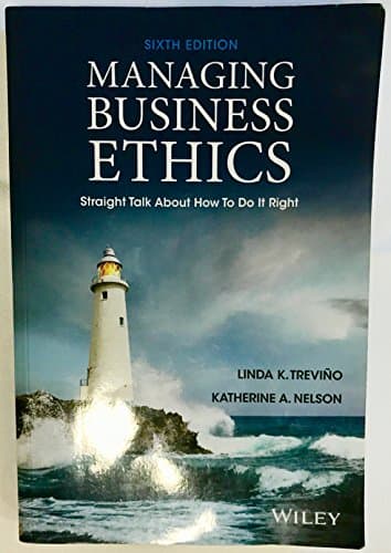 Book cover for Managing Business Ethics: Straight Talk about How to Do It Right by Trevino, Linda K.