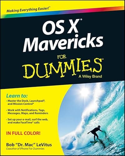 Book cover for OS X Mavericks for Dummies by Levitus, Bob