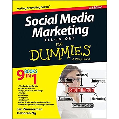Book cover for Social Media Marketing All-In-One for Dummies by Zimmerman, Jan