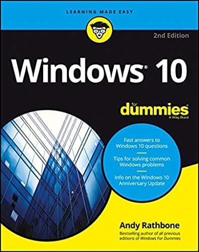 Book cover for Windows 10 For Dummies by Rathbone, Andy