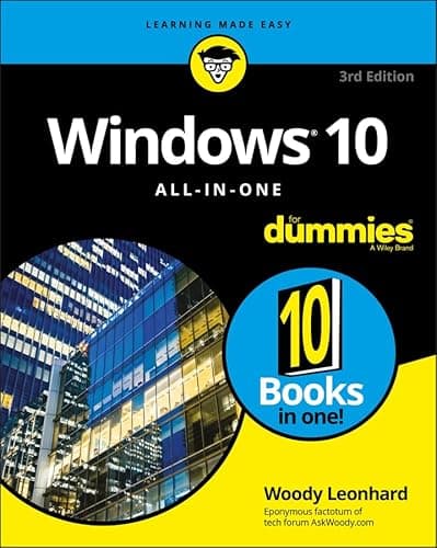 Book cover for Windows 10 All-in-one for Dummies by Leonhard, Woody