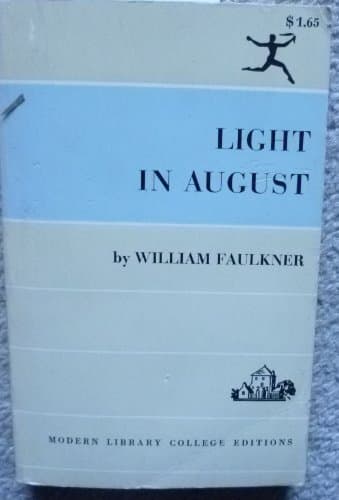 Book cover for Light in August by faulkner, william