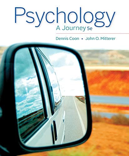 Book cover for Psychology: A Journey by Coon, Dennis