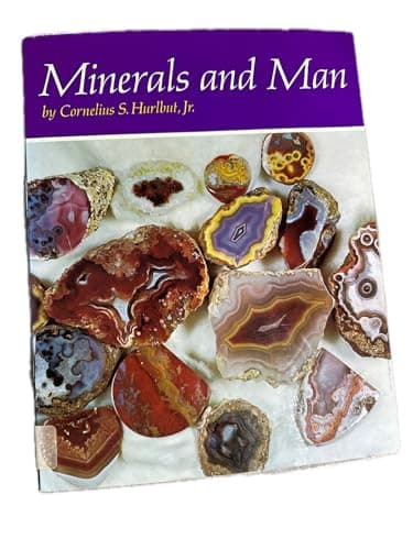 Book cover for Minerals and Man by HURLBUT, Jr., Cornelius S.