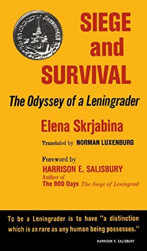 Book cover for Siege and Survival: The Odyssey of a Leningrader by Skrjabina, Elena