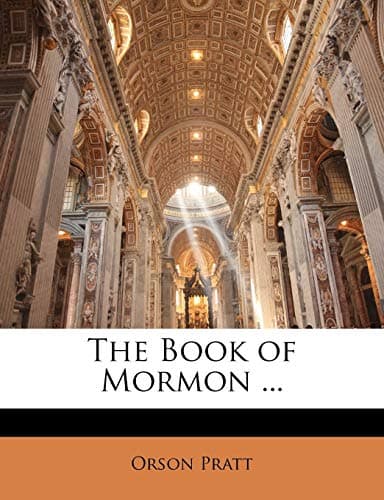 Book cover for The Book of Mormon ... by Pratt, Orson