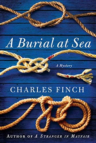 Book cover for A Burial at Sea: A Mystery by Finch, Charles