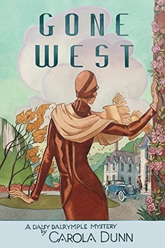 Book cover for Gone West: A Daisy Dalrymple Mystery by Dunn, Carola
