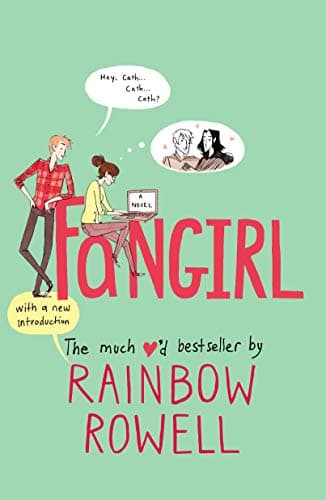 Book cover for Fangirl: A Novel by Rowell, Rainbow