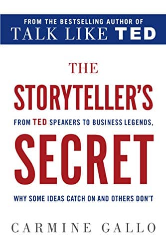 Book cover for The Storyteller's Secret: From TED Speakers to Business Legends, Why Some Ideas Catch On and Others Don't by Gallo, Carmine