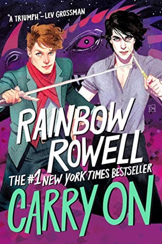 Book cover for Carry On (Simon Snow Trilogy, 1) by Rowell, Rainbow