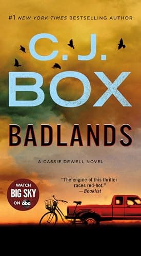 Book cover for Badlands: A Cassie Dewell Novel by Box, C.J.