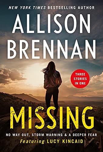 Book cover for Missing: A 3-in-1 Collection: Storm Warning, No Way Out, and A Deeper Fear (Lucy Kincaid Novels) by Brennan, Allison