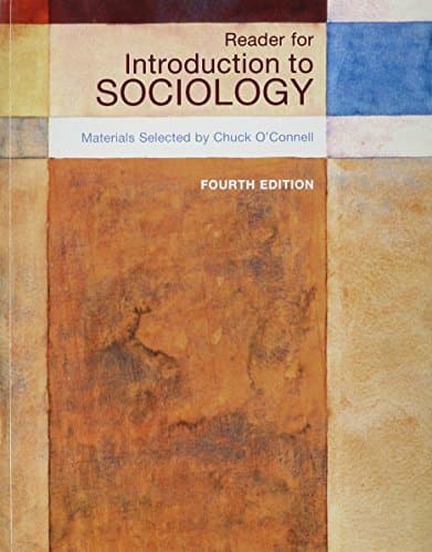 Book cover for Reader for Introduction to Sociology (4th Edition) by O'Connell, Chuck