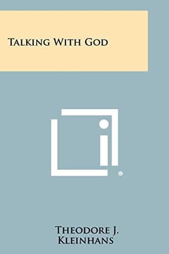 Book cover for Talking with God by Kleinhans, Theodore J