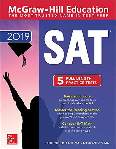 Book cover for McGraw-Hill Education SAT 2019 by Black, Christopher