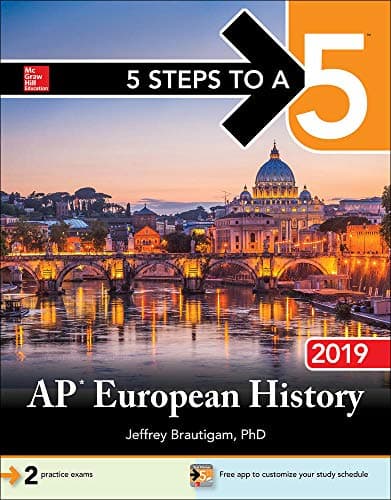 Book cover for 5 Steps to a 5: AP European History 2019 by Brautigam, Jeffrey