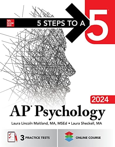 Book cover for 5 Steps to a 5: AP Psychology 2024 by Maitland, Laura Lincoln