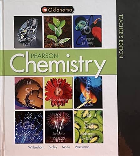 Pearson Chemistry, Oklahoma Edition, Teacher's Edition, c 2016, 9781269752534, 1269752537