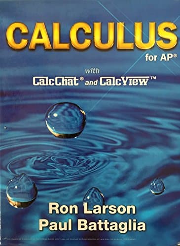 Book cover for Calculus for AP, 1st edition by Larson, Ron