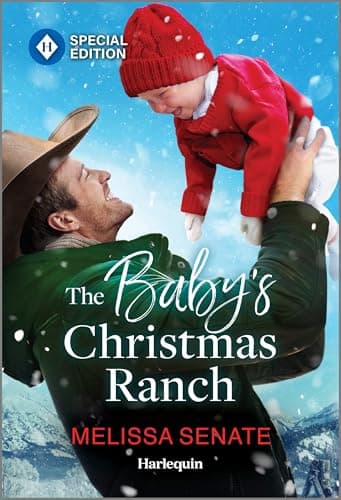 Book cover for The Baby's Christmas Ranch: Love and Challenges on the Ranch (Dawson Family Ranch, 17) by Senate, Melissa
