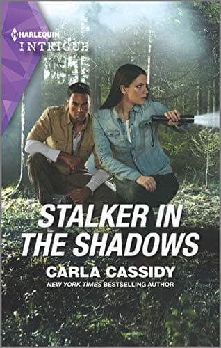 Book cover for Stalker in the Shadows (Harlequin Intrigue, 1988) by Cassidy, Carla