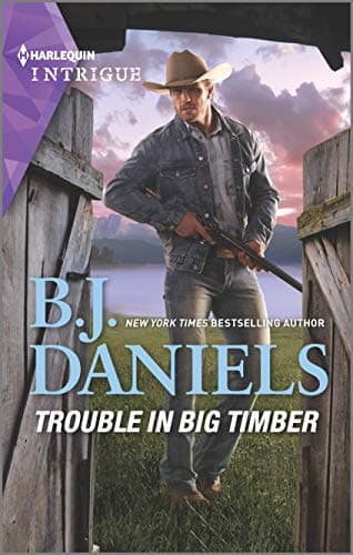 Book cover for Trouble in Big Timber: A Montana Western Mystery (Cardwell Ranch: Montana Legacy, 5) by Daniels, B.J.
