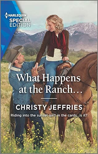 Book cover for What Happens at the Ranch... (Twin Kings Ranch, 1) by Jeffries, Christy