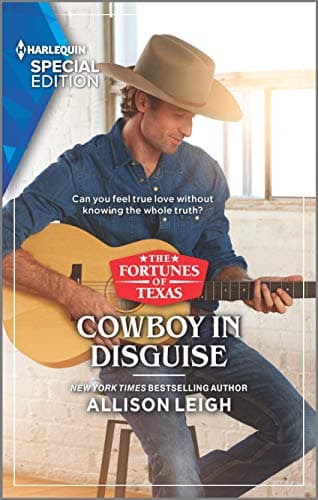 Book cover for Cowboy in Disguise (The Fortunes of Texas: The Hotel Fortune, 6) by Leigh, Allison