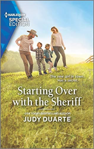 Book cover for Starting Over with the Sheriff (Rancho Esperanza, 3) by Duarte, Judy