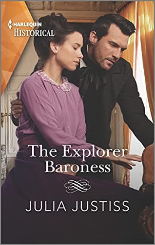 Book cover for The Explorer Baroness (Heirs in Waiting, 3) by Justiss, Julia
