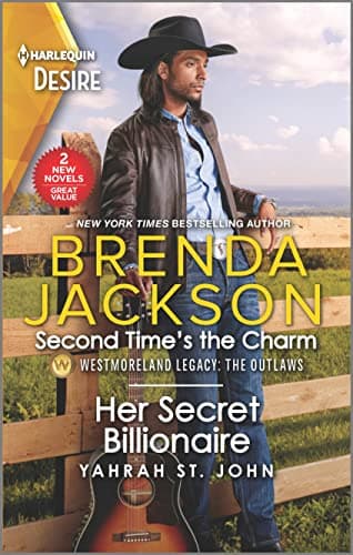 Book cover for Second Time's the Charm & Her Secret Billionaire (Harlequin Desire, 10) by Jackson, Brenda