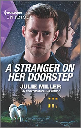 Book cover for A Stranger on Her Doorstep (Harlequin Intrigue, 2015) by Miller, Julie