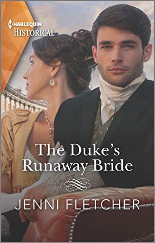 Book cover for The Duke's Runaway Bride: A Historical Romance Award Winning Author (Regency Belles of Bath, 3) by Fletcher, Jenni