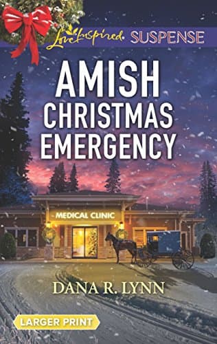 Book cover for Amish Christmas Emergency (Amish Country Justice, 5) by Lynn, Dana R.
