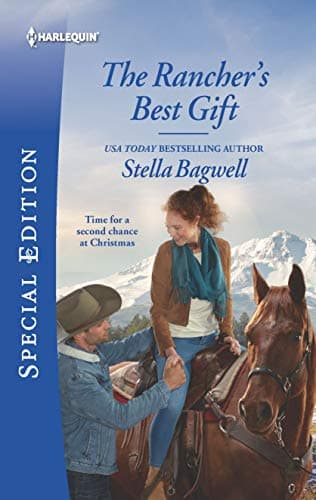 Book cover for The Rancher's Best Gift (Men of the West, 43) by Bagwell, Stella