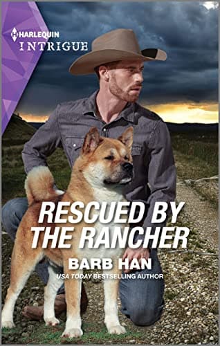 Book cover for Rescued by the Rancher: A Montana Western Mystery (The Cowboys of Cider Creek, 1) by Han, Barb