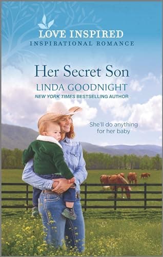 Book cover for Her Secret Son: An Uplifting Inspirational Romance (Sundown Valley, 4) by Goodnight, Linda