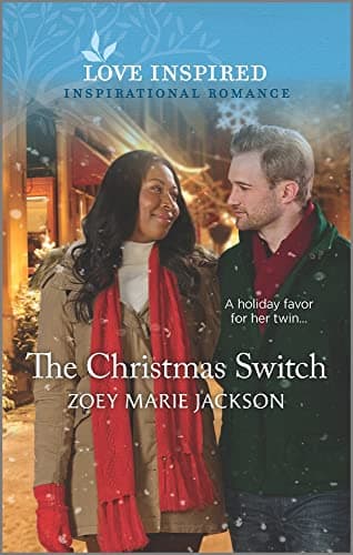 Book cover for The Christmas Switch: An Uplifting Inspirational Romance (Love Inspired) by Jackson, Zoey Marie