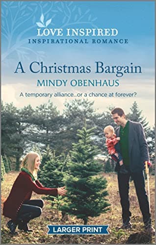 Book cover for A Christmas Bargain: A Holiday Romance Novel (Hope Crossing, 2) by Obenhaus, Mindy